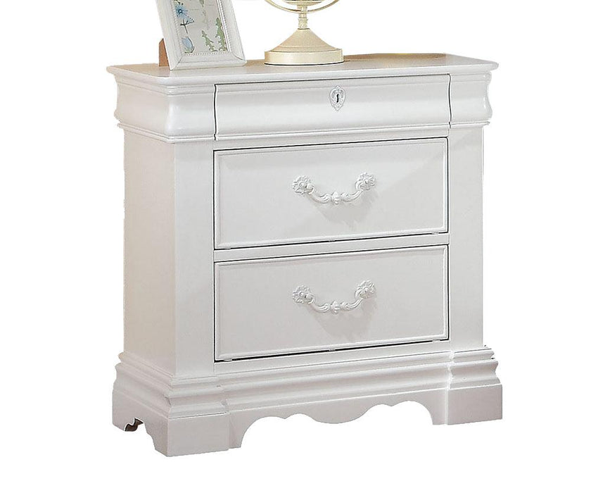 ACME Estrella Youth Nightstand in White 30243 - FAMSA Furniture (TX)