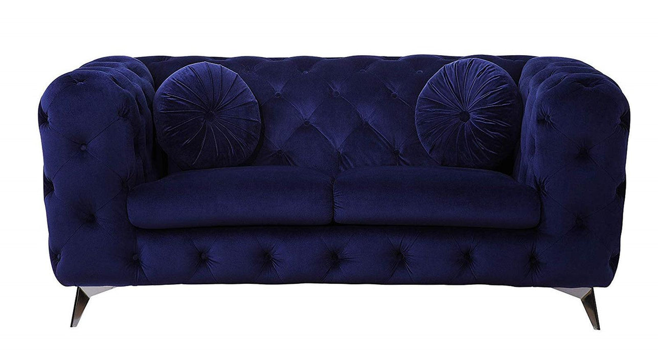 Acme Furniture Atronia Loveseat in Blue 54901 - FAMSA Furniture (TX)