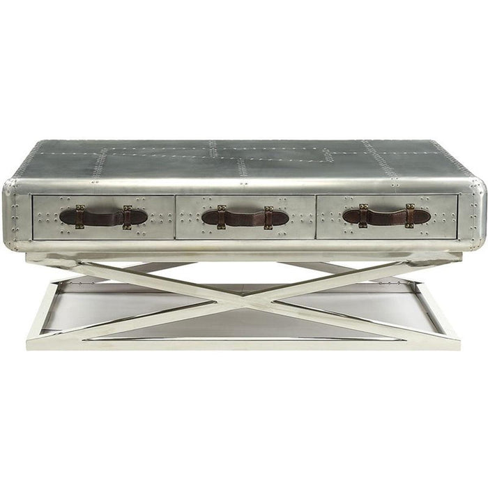 Acme Furniture Brancaster Coffee Table in Aluminum 83555 - FAMSA Furniture (TX)