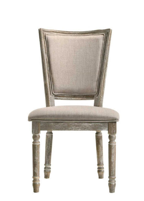 Acme Furniture Gabrian Side Chair (Set of 2) in Reclaimed Gray 60172 - FAMSA Furniture (TX)