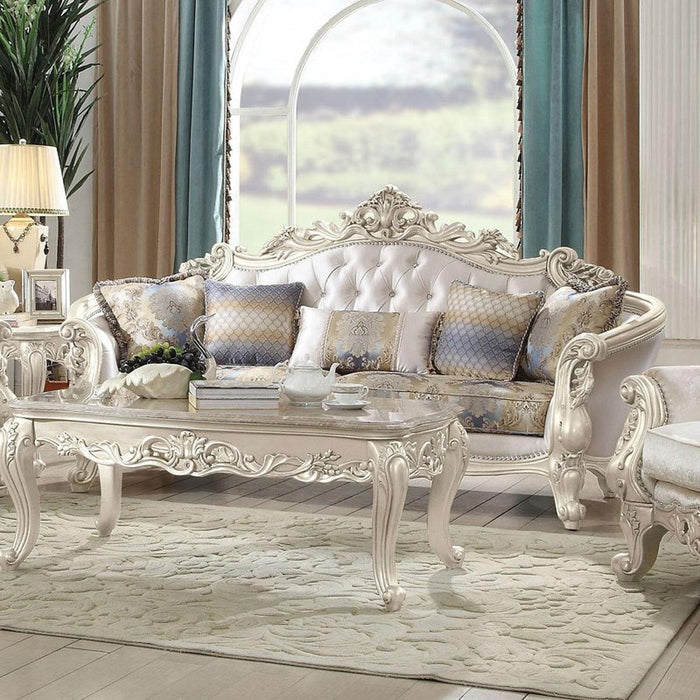 Acme Furniture Gorsedd Sofa in Antique White 52440 - FAMSA Furniture (TX)