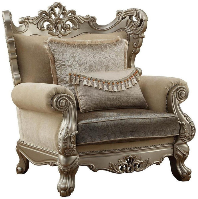 Acme Furniture Ranita Chair in Champagne 51042 - FAMSA Furniture (TX)