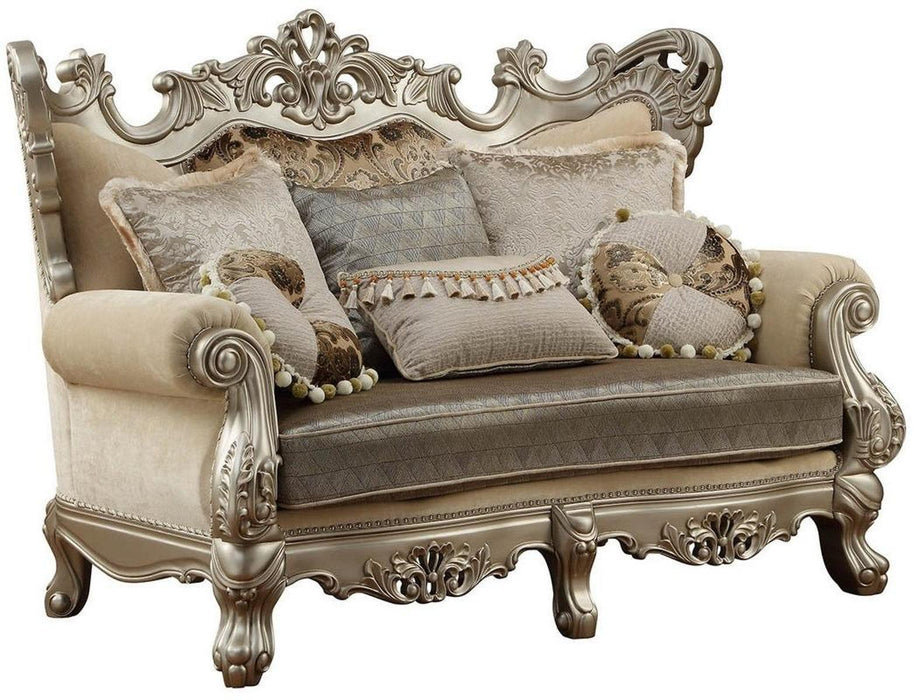 Acme Furniture Ranita Loveseat in Champagne 51041 - FAMSA Furniture (TX)