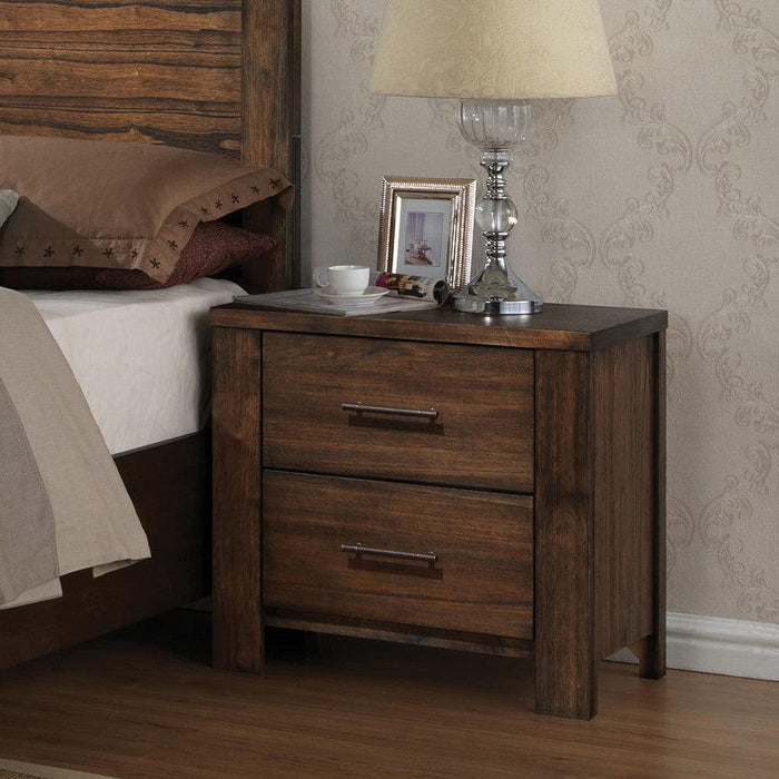 Acme Merrilee 2-Drawer Nightstand in Oak 21683 - FAMSA Furniture (TX)