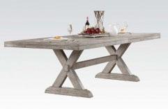 Acme Rocky Rectangular Dining Table in Gray Oak 72860 - FAMSA Furniture (TX)