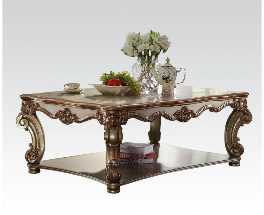 Acme Vendome Coffee Table in Gold Patina 83000 - FAMSA Furniture (TX)