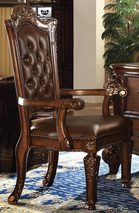 Acme Vendome Office Arm Chair in Cherry 92126 - FAMSA Furniture (TX)