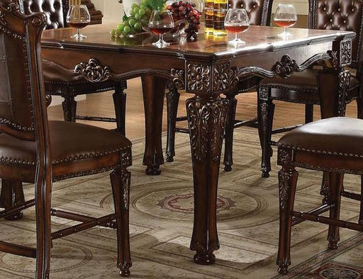 Acme Vendome Square Counter Height Table in Cherry 62025 CLOSEOUT - FAMSA Furniture (TX)