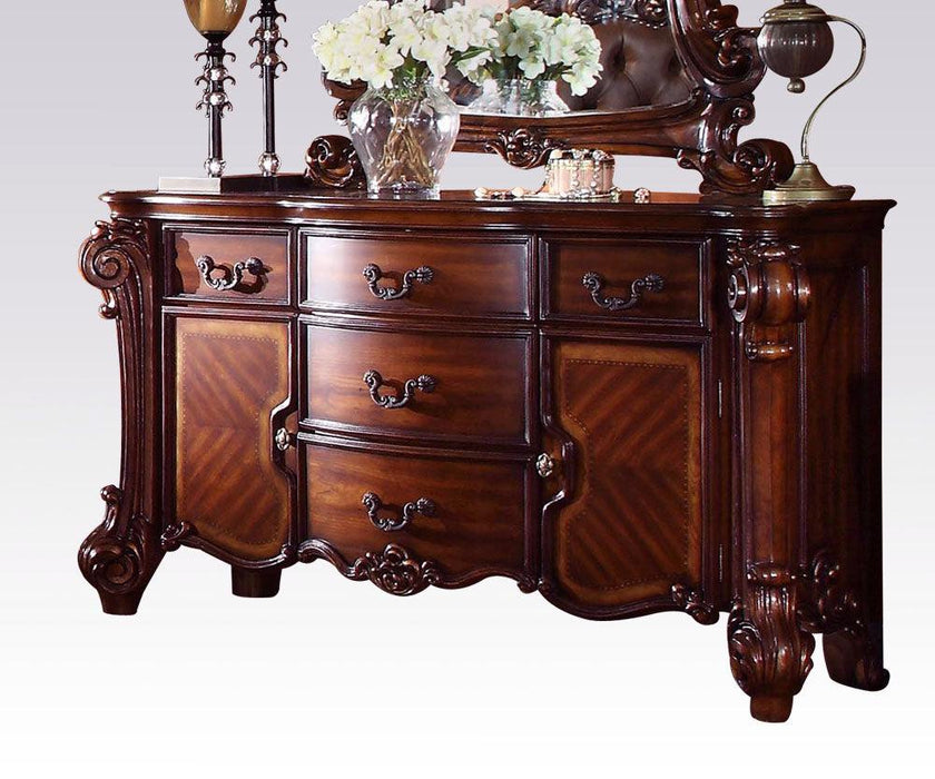 Acme Vendome Traditional Dresser/Server with Four Drawers and Two Doors in Cherry 22005 - FAMSA Furniture (TX)