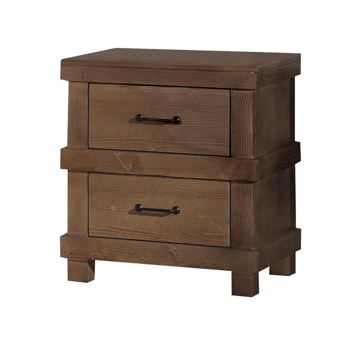 Adams Antique Oak Nightstand - FAMSA Furniture (TX)