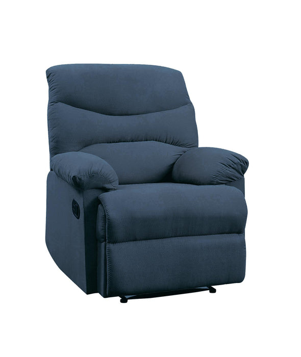 Arcadia Blue Woven Fabric Recliner (Motion) - FAMSA Furniture (TX)