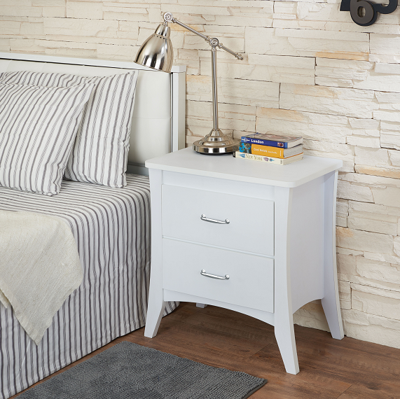 Babb White Accent Table - FAMSA Furniture (TX)