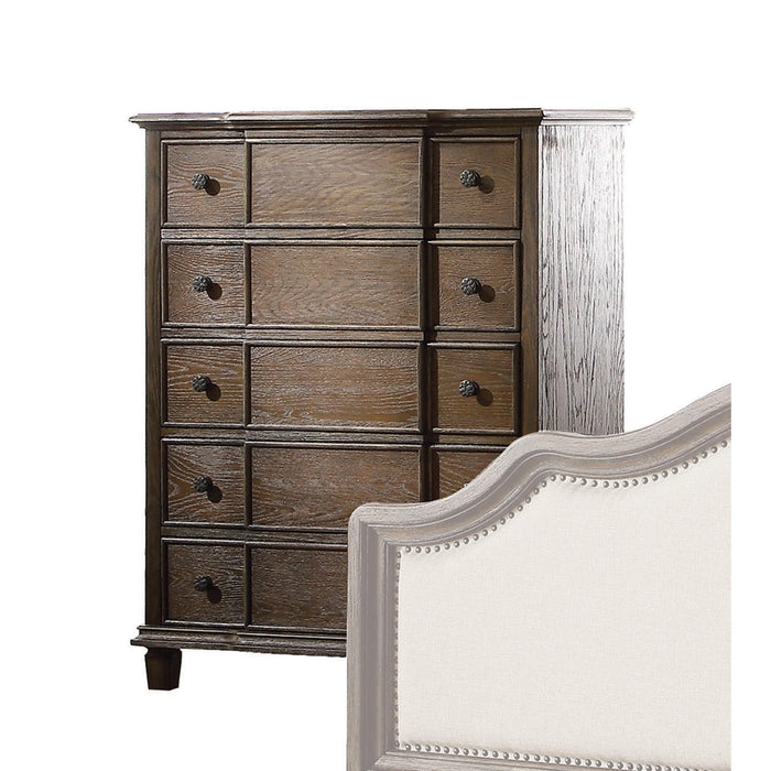 Baudouin Weathered Oak Chest - FAMSA Furniture (TX)