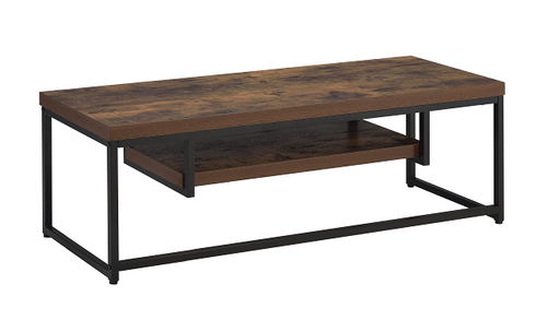 Bob Weathered Oak & Black TV Stand - FAMSA Furniture (TX)