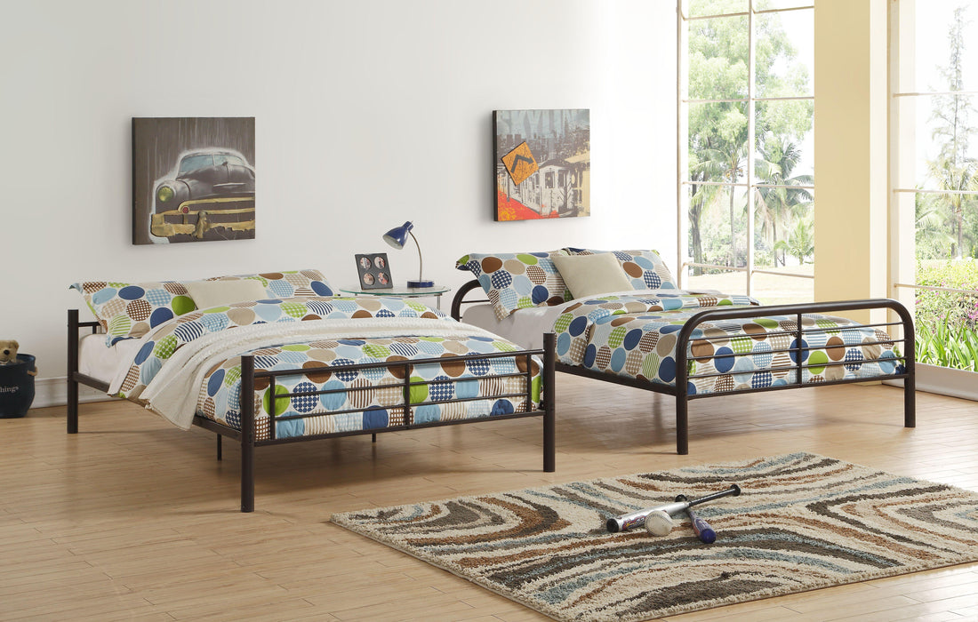 Bristol Dark Brown Bunk Bed (Full/Full) - FAMSA Furniture (TX)