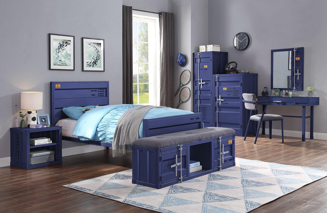 Cargo Blue Twin Bed - FAMSA Furniture (TX)