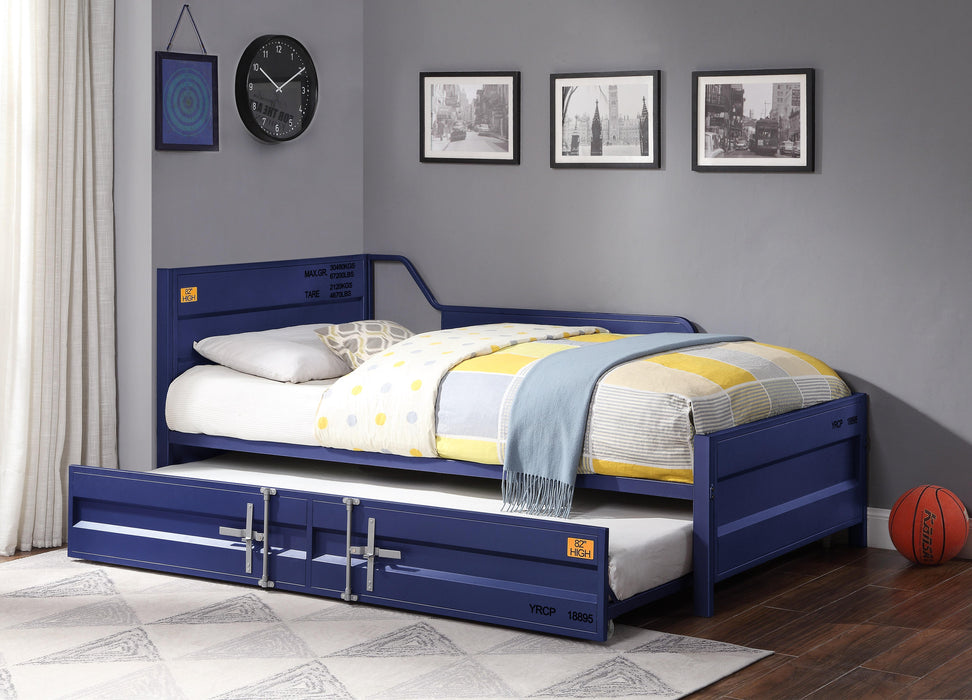Cargo Blue Daybed & Trundle (Twin Size) - FAMSA Furniture (TX)