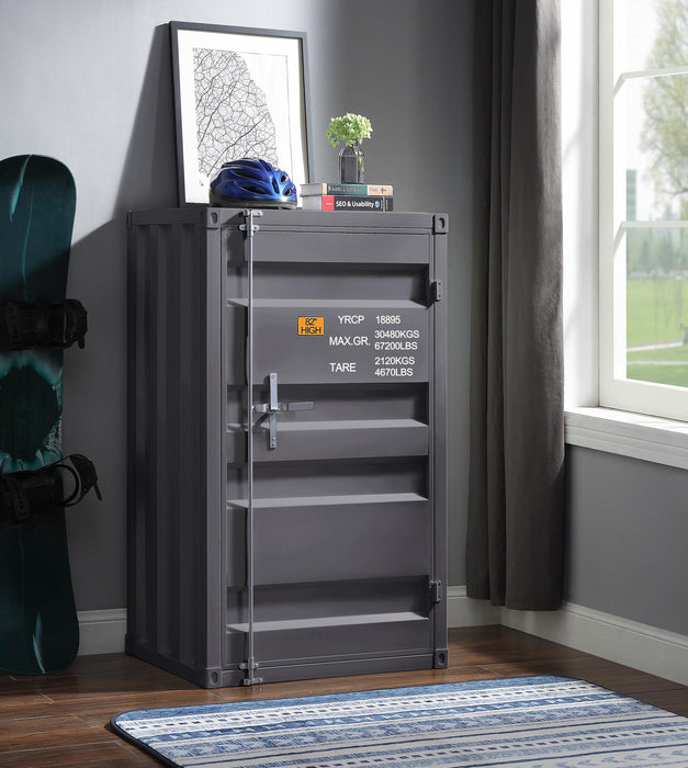 Cargo Gunmetal Chest (Single Door) - FAMSA Furniture (TX)