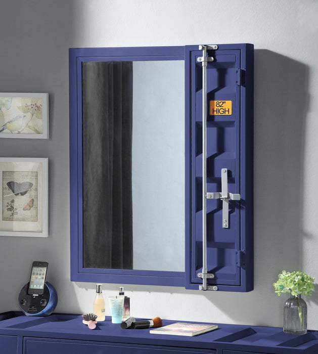 Cargo Blue Vanity Mirror - FAMSA Furniture (TX)