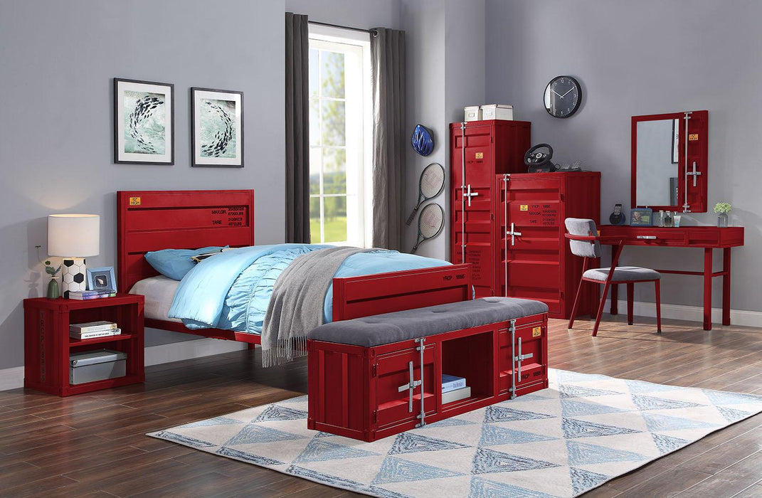Cargo Red Twin Bed - FAMSA Furniture (TX)