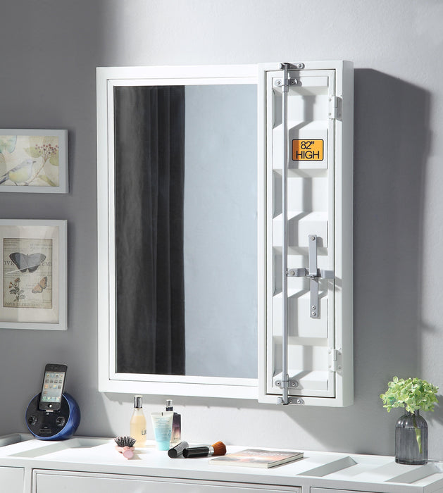 Cargo White Vanity Mirror - FAMSA Furniture (TX)