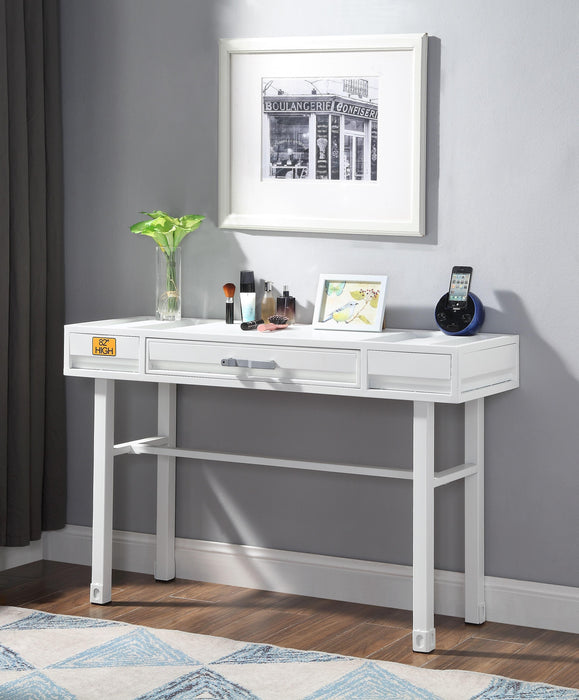 Cargo White Vanity Desk - FAMSA Furniture (TX)