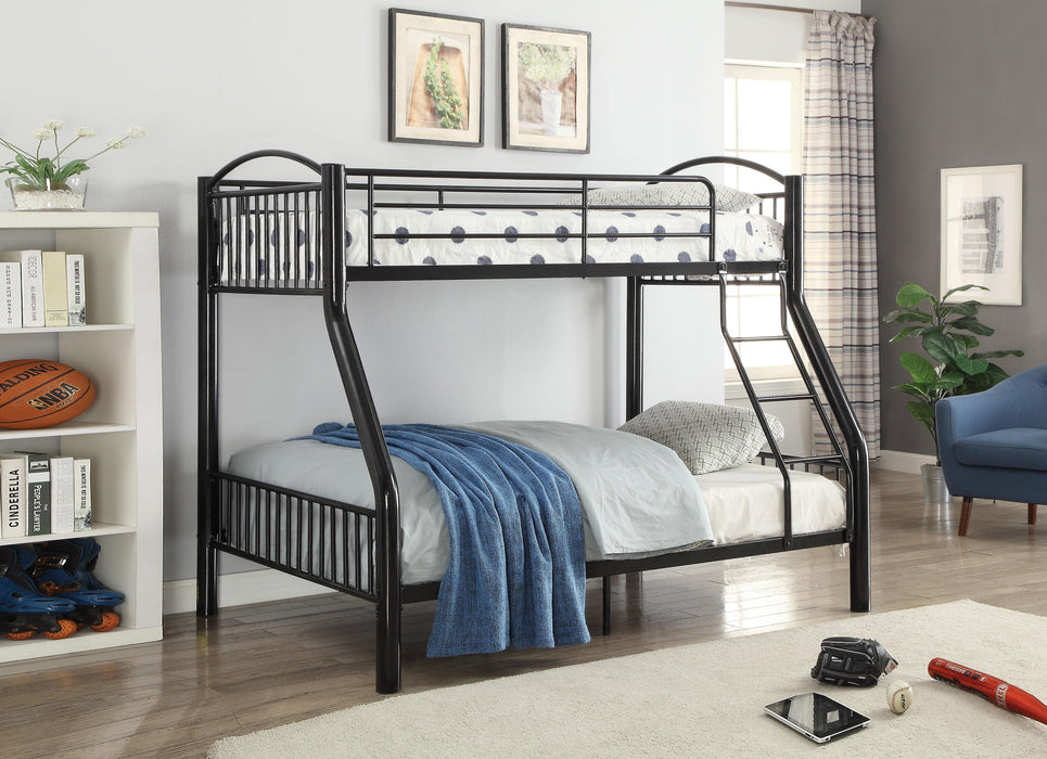 Cayelynn Black Bunk Bed (Twin/Full) - FAMSA Furniture (TX)