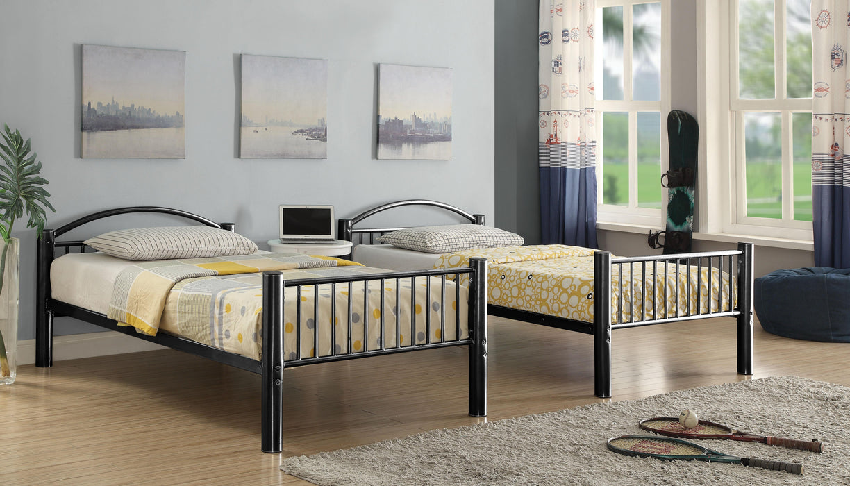 Cayelynn Black Bunk Bed (Twin/Twin) - FAMSA Furniture (TX)