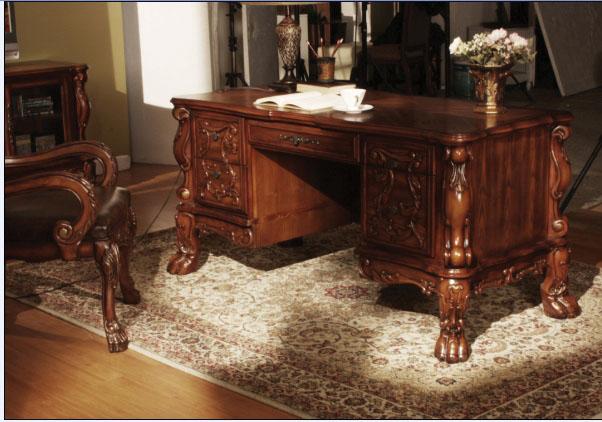 Dresden Cherry Oak Desk - FAMSA Furniture (TX)