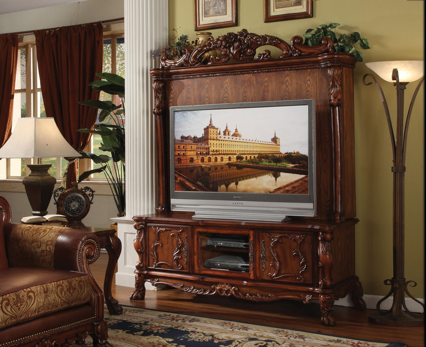 Dresden Cherry Oak Entertainment Center - FAMSA Furniture (TX)