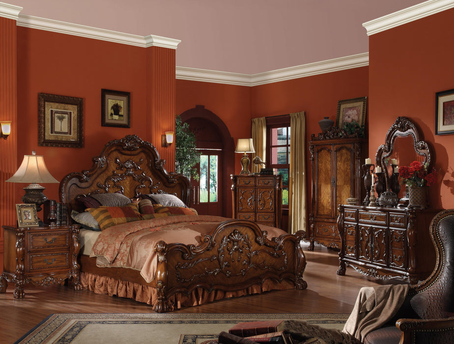 Dresden Cherry Oak California King Bed - FAMSA Furniture (TX)