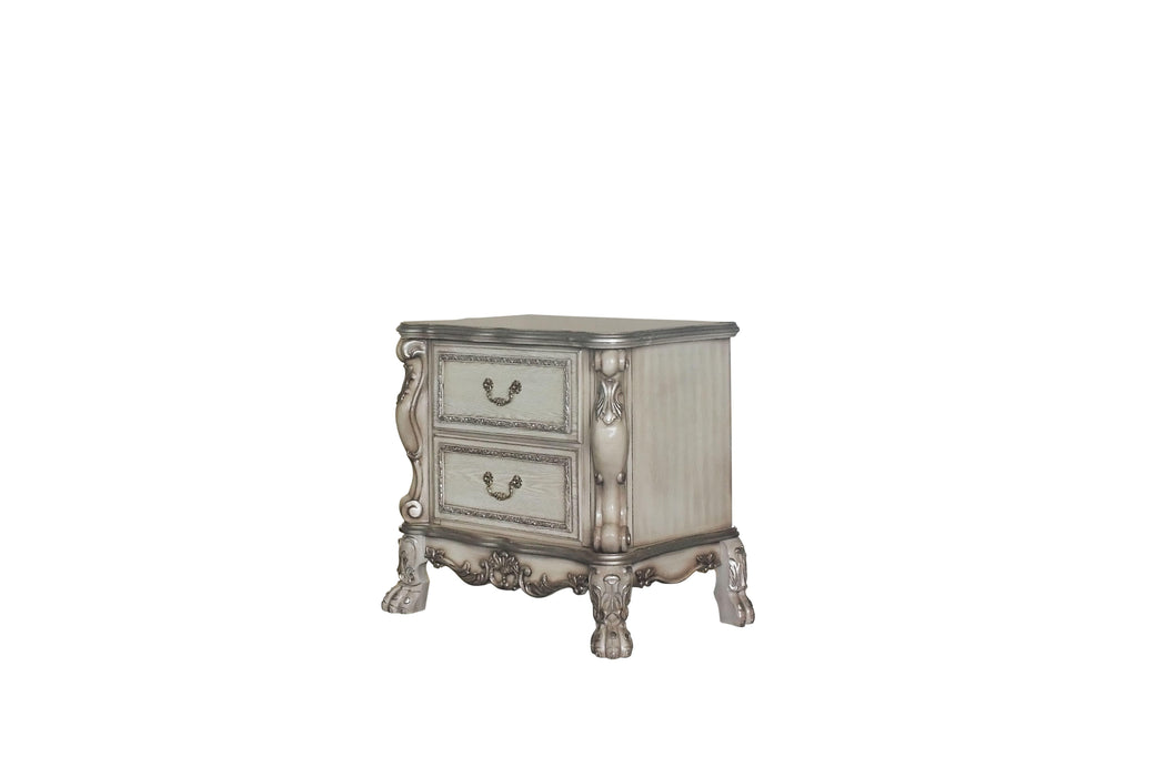Dresden Vintage Bone White Nightstand - FAMSA Furniture (TX)