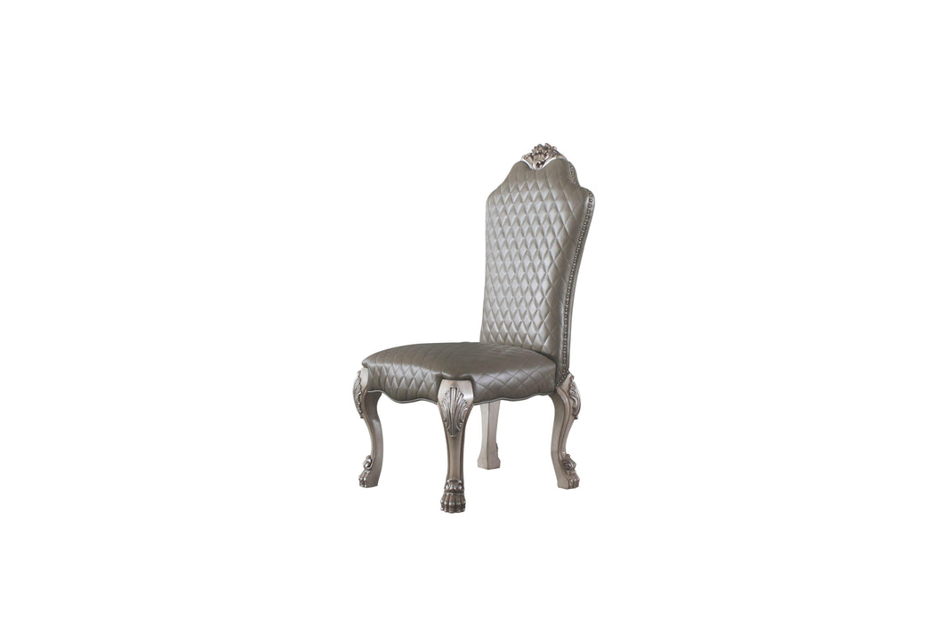 Dresden Vintage Bone White & PU Side Chair - FAMSA Furniture (TX)
