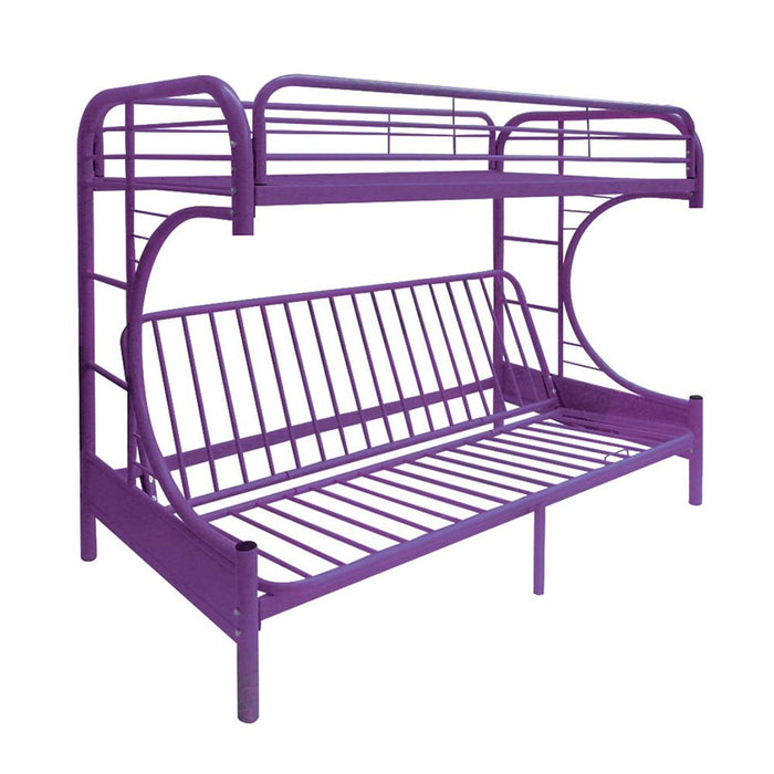 Eclipse Purple Bunk Bed (Twin/Full/Futon) - FAMSA Furniture (TX)