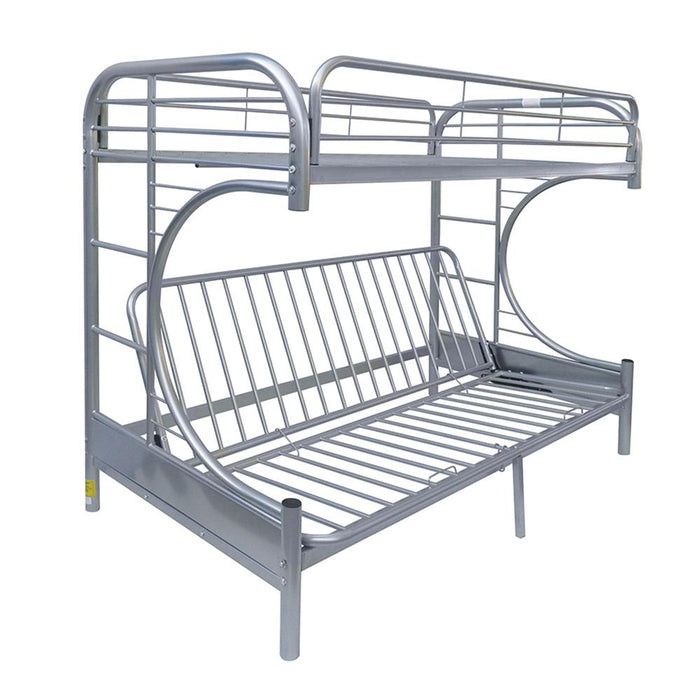 Eclipse Silver Bunk Bed (Twin/Full/Futon) - FAMSA Furniture (TX)