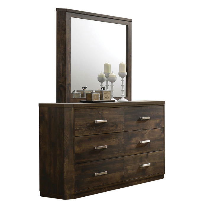 Elettra Rustic Walnut Dresser - FAMSA Furniture (TX)
