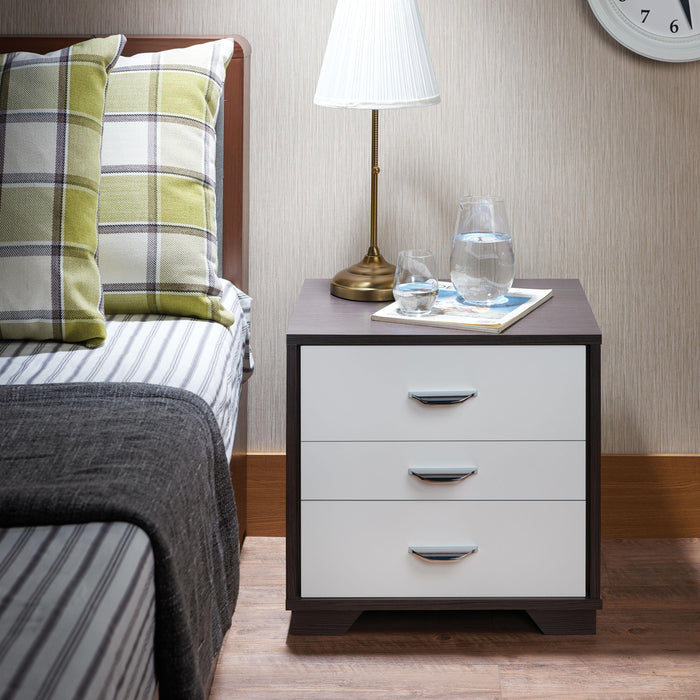 Eloy White & Black Accent Table - FAMSA Furniture (TX)