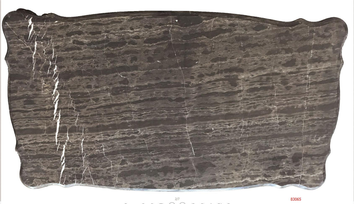 Eustoma Marble & Walnut Coffee Table - FAMSA Furniture (TX)