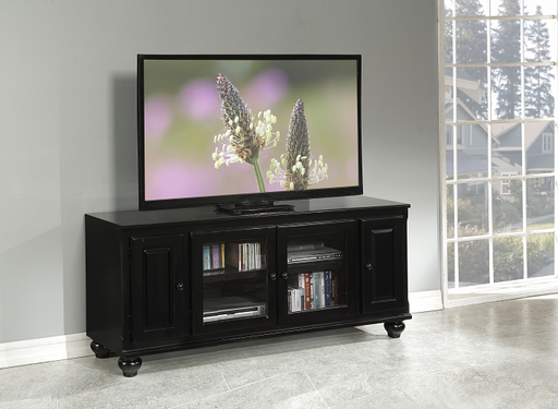 Ferla Black TV Stand - FAMSA Furniture (TX)