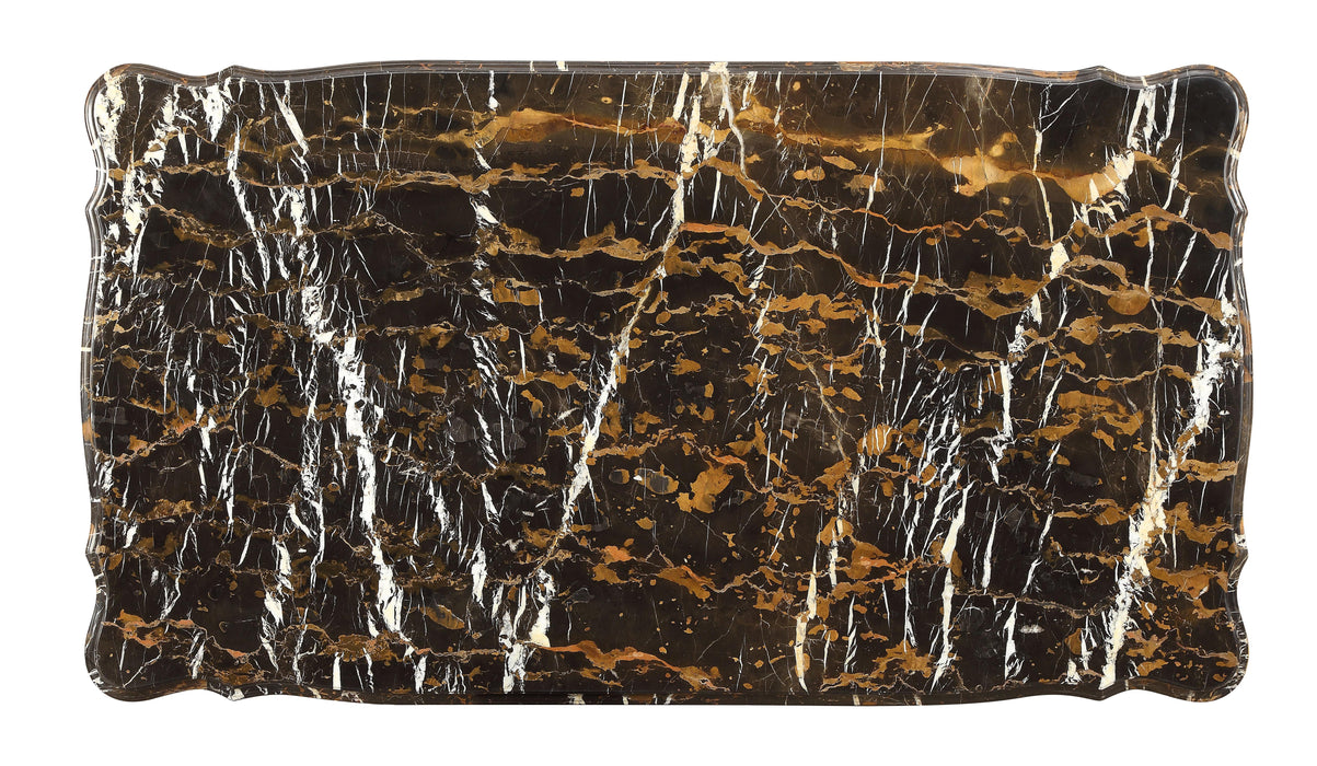 Forsythia Marble & Walnut Coffee Table - FAMSA Furniture (TX)
