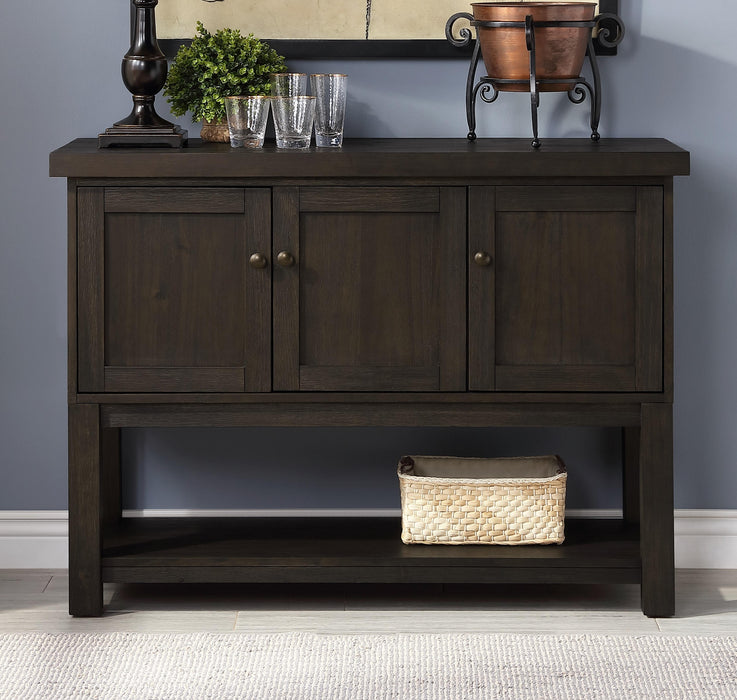 Haddie Distressed Walnut Server - FAMSA Furniture (TX)