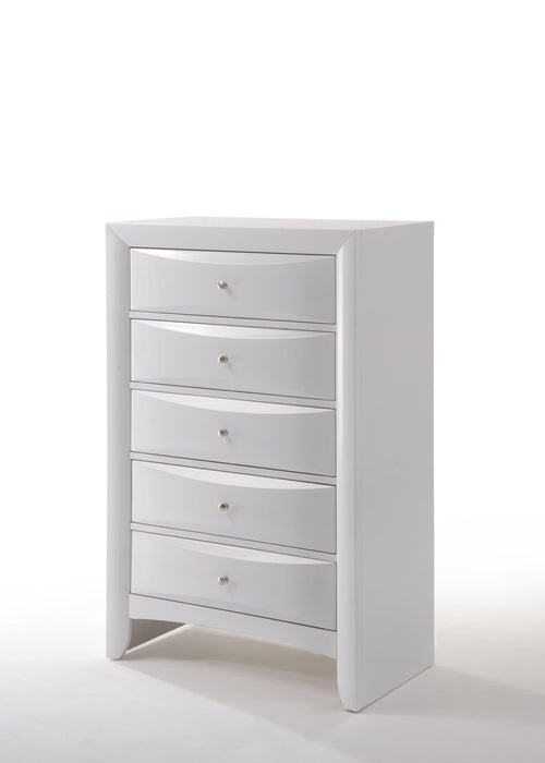 Ireland White Chest - FAMSA Furniture (TX)