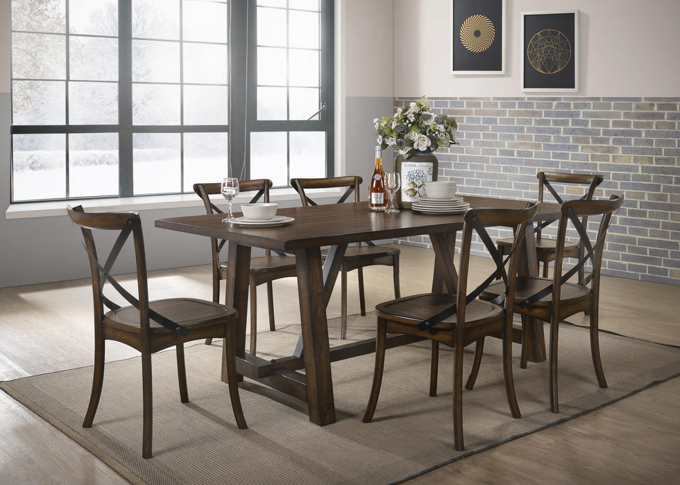 Kaelyn Dark Oak Dining Table - FAMSA Furniture (TX)