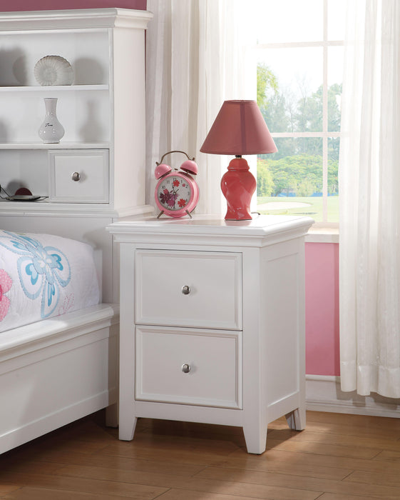 Lacey White Nightstand (2 DRAWERS) - FAMSA Furniture (TX)