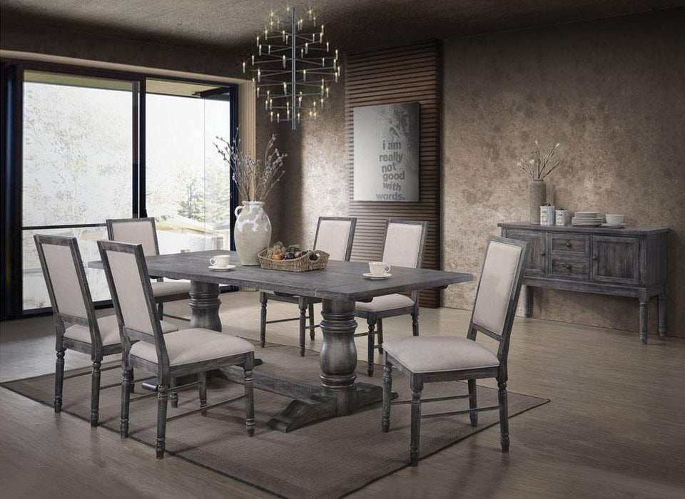 Leventis Weathered Gray Dining Table - FAMSA Furniture (TX)