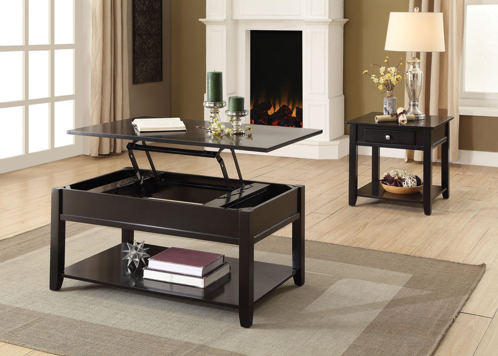 Malachi Black Coffee Table - FAMSA Furniture (TX)