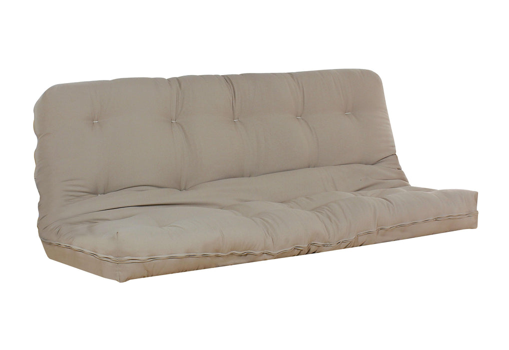 Nabila Khaki Full Futon Mattress, 8"H - FAMSA Furniture (TX)