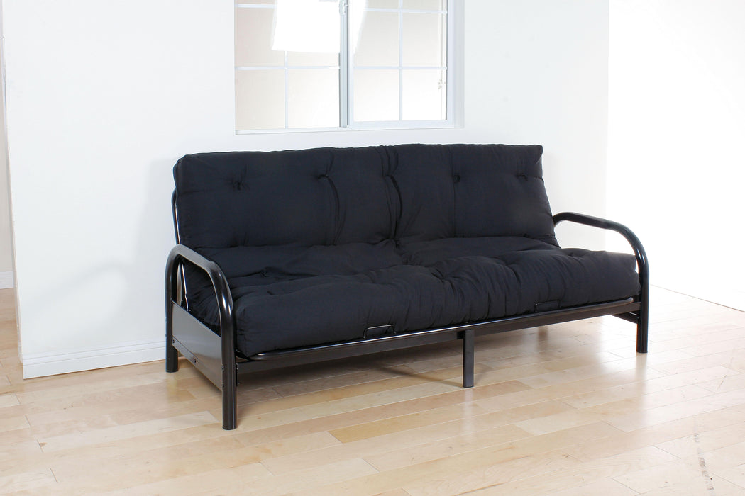 Nabila Black Full Futon Mattress, 6"H - FAMSA Furniture (TX)