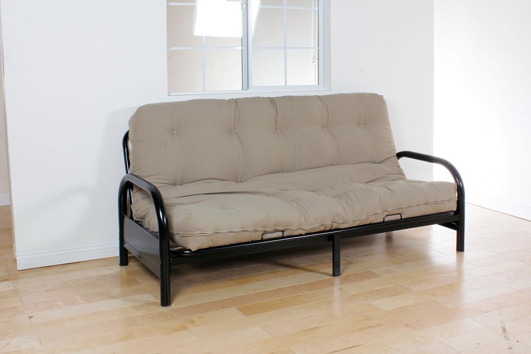 Nabila Black Full Futon Mattress, 8"H - FAMSA Furniture (TX)