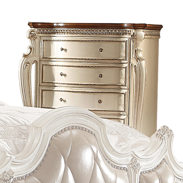 Picardy Antique Pearl & Cherry Oak Chest - FAMSA Furniture (TX)